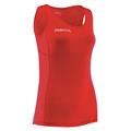 Felicia Singlet Woman RED M Teknisk løpesinglet