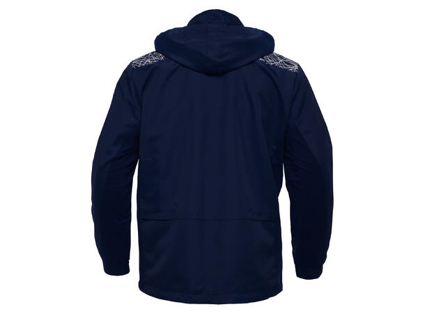 Lahti Showerjacket NAVY/HVIT S Vann- og vindavstøtende jakke - Unisex 
