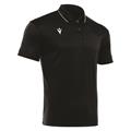 Draco Hero Polo BLK/WHT XL Poloskjorte i elastisk stoff