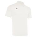 Draco Hero Polo WHT/GRY L Poloskjorte i elastisk stoff