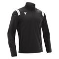 Gange 1/4 Zip Top BLK/WHT M Teknisk treningsgenser - Unisex