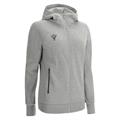 Drum Hooded Womens Jacket GRY L Fritidsjakke i børstet fleece til dame