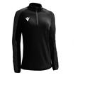 Dora Womens 1/4 Zip Top  BLK 3XS Teknisk treningsgenser til dame