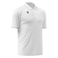 Aulos Polo WHT/SLV L Teknisk poloskjorte - Unisex