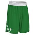 Kansas Basket Eco Shorts GRN/WHT XXL Teknisk basketshorts - Unisex