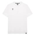 Nisiros Icon stretch korean polo WHT L Poloskjorte Uten krage - Unisex