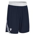 Kansas Basket Eco Shorts NAV/WHT 3XL Teknisk basketshorts - Unisex