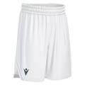 Kansas Basket Eco Shorts WHT M Teknisk basketshorts - Unisex