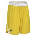 Kansas Basket Eco Shorts YEL/WHT S Teknisk basketshorts - Unisex