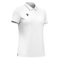 Melody polo WHT/GRY M Poloskjorte - Dame