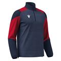 Cuzco Training 1/4 Zip Top NAV/RED XXS Teknisk treningsgenser - Unisex