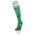 Target Socks GRN/WHT XS Stripete høye fotballsokker - Unisex