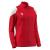 Valkyria Full Zip Top Woman RED/WHT L Teknisk reisejakke til dame 