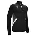 Fraser 1/4 Zip Top BLK/WHT M Teknisk treningsgenser - Unisex